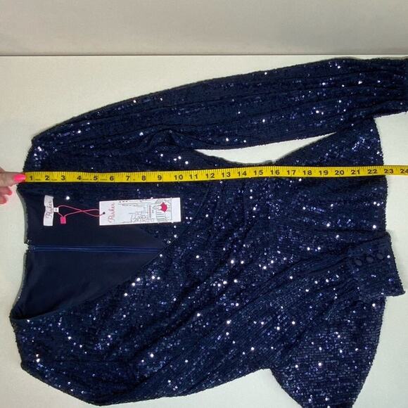 NWT | Parker | Petrina Sequin Top | Blue | XS - Picture 15 of 16